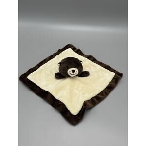 Simplicute Teddy Bear Lovey Brown Plush Baby Security Blanket